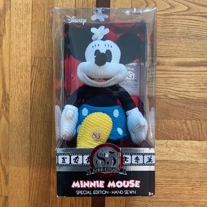 Disney Minnie Mouse 85 Anniversary Hand Sewn Doll